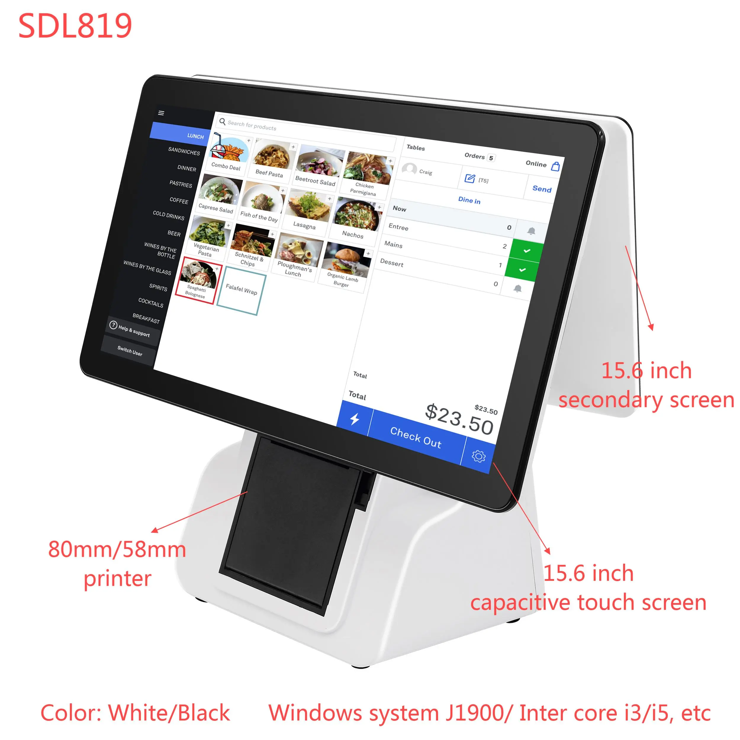 SDL-819 Dual screen