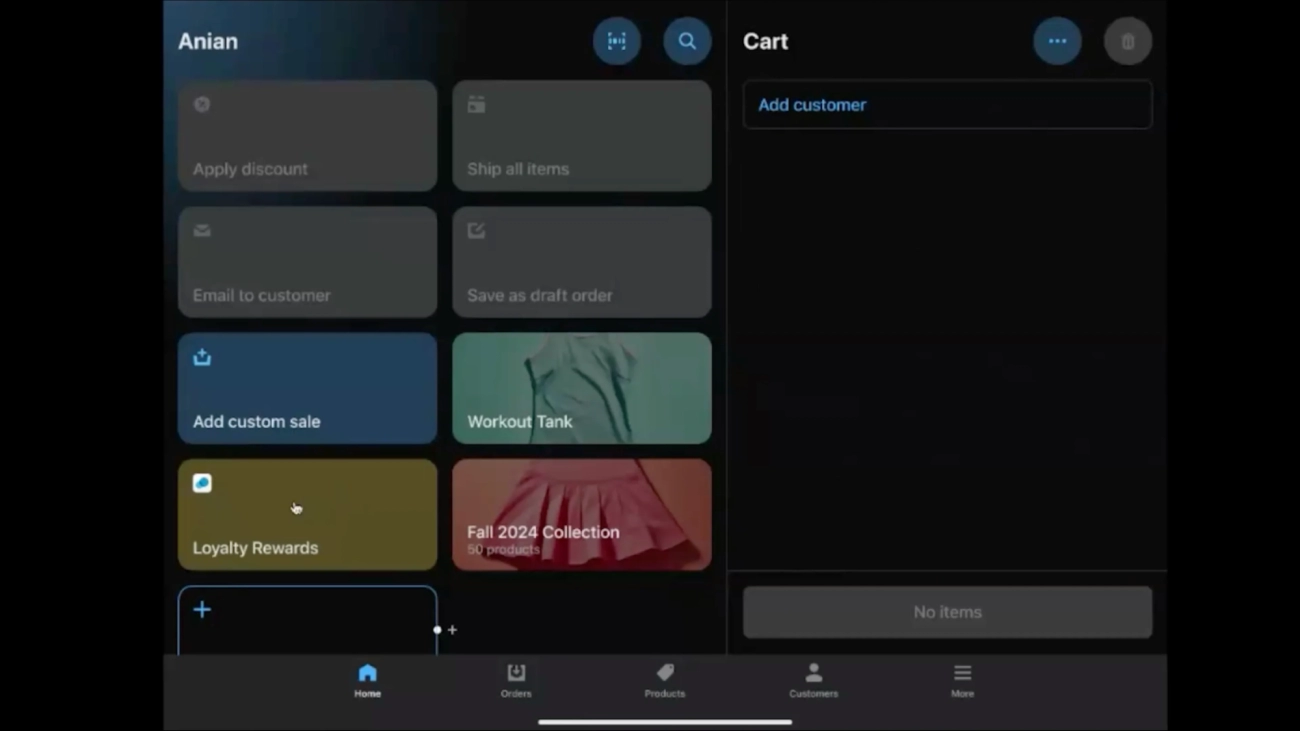 POS-система с функциями разделения платежа