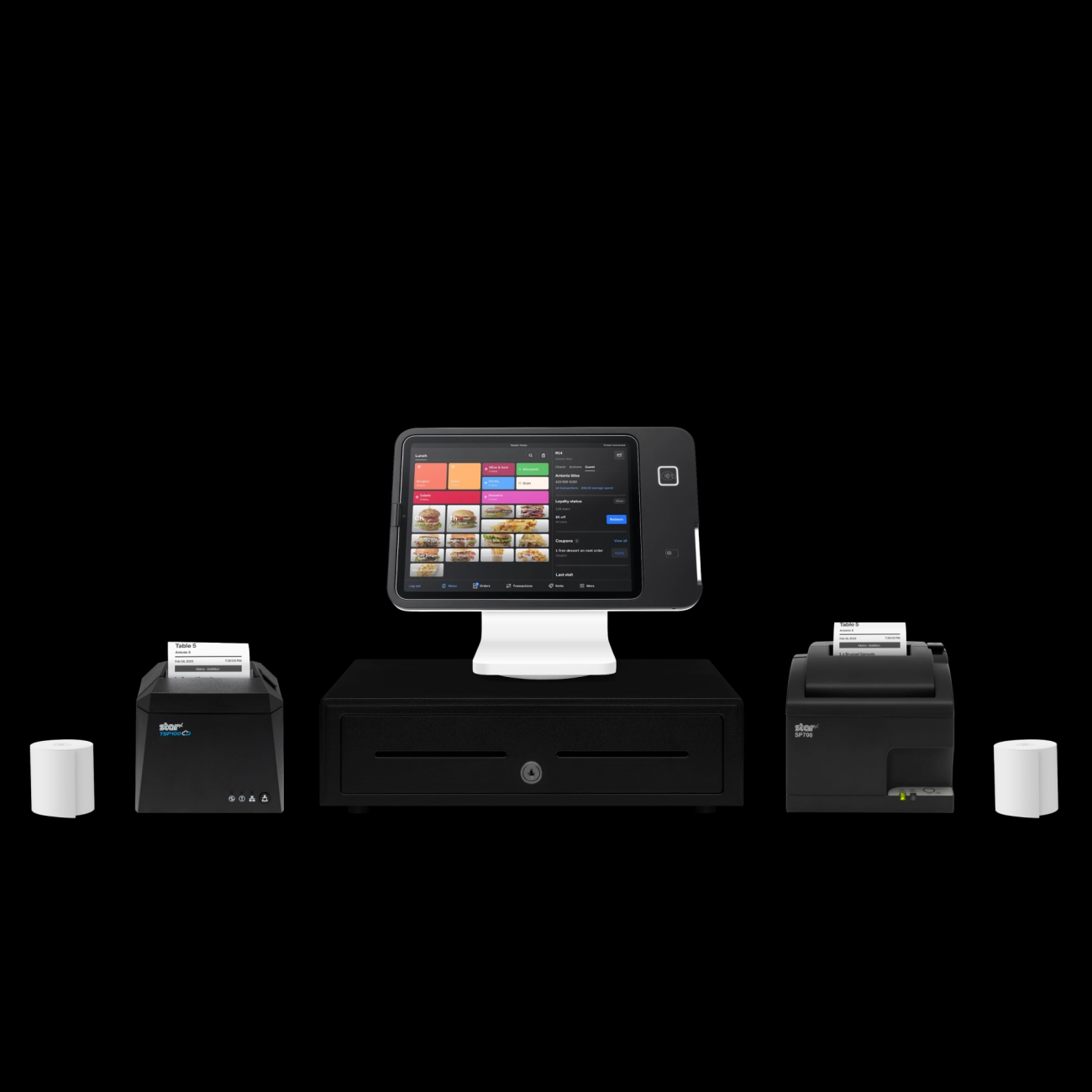 Restaurant Cash Register Features