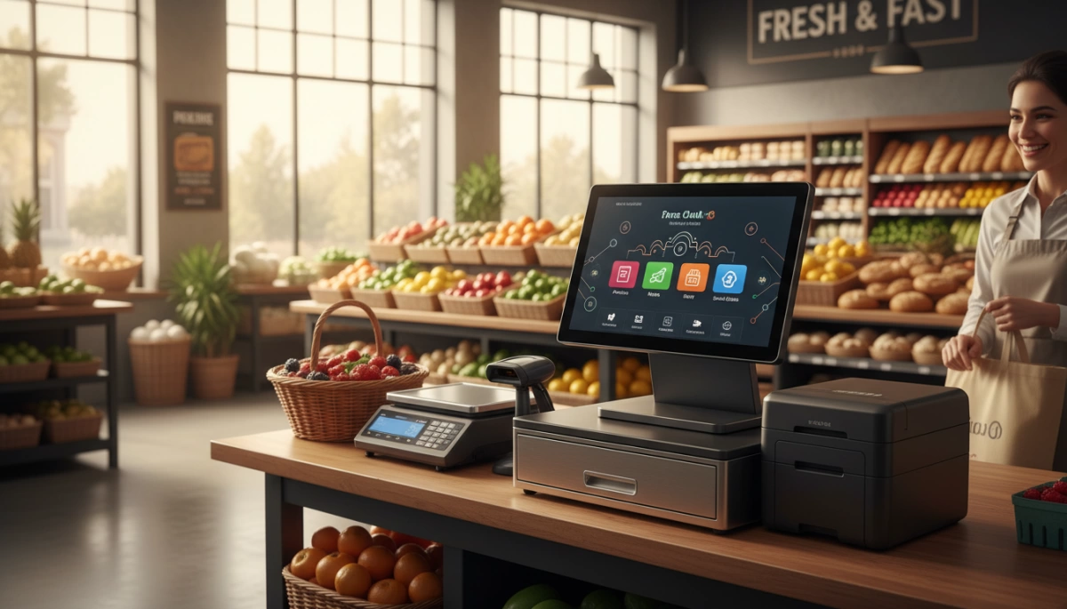 Cash Register POS for Fresh Markets Integration