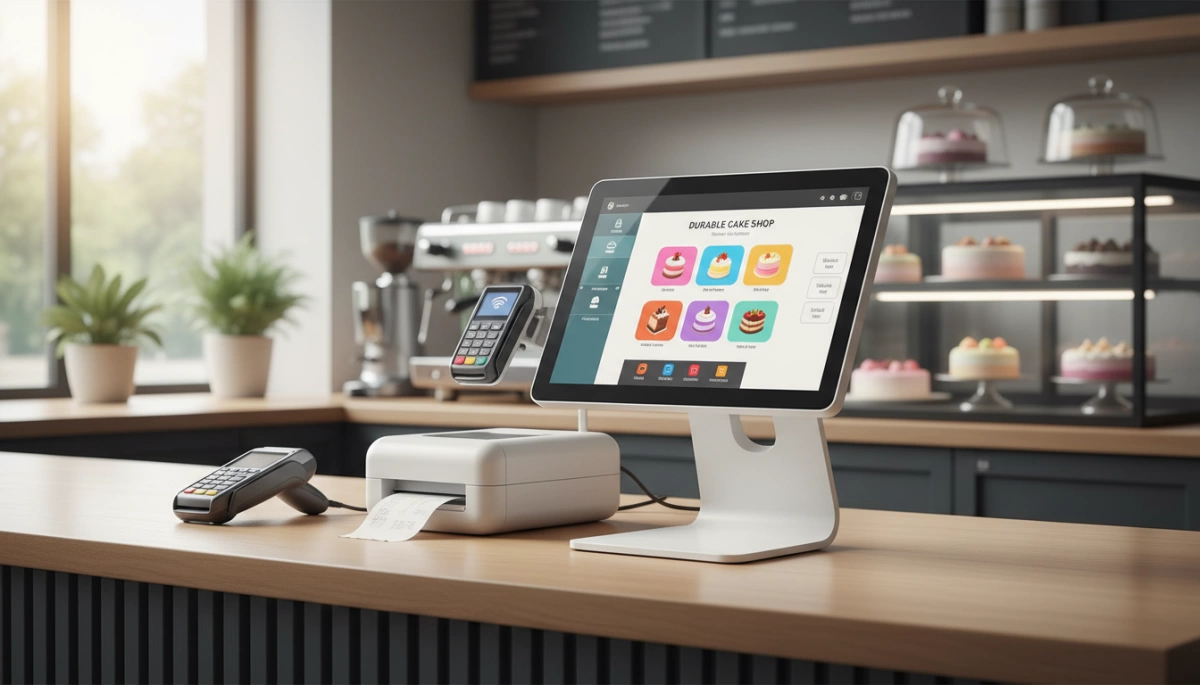 Robuste POS-Hardware-Funktionen für Konditoreien