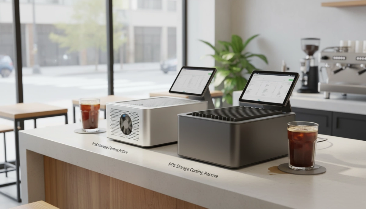 POS-Speicherkühlung Aktiv vs Passiv
